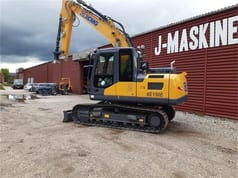 XCMG XE150E crawler excavator, side view