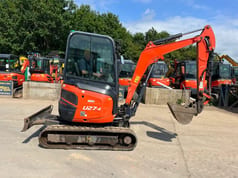2018 Kubota U27-4 mini excavator, side view 2018 Kubota U27-4 mini excavator, side view