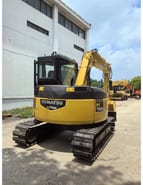 2021 Komatsu PC78US-6 crawler excavator, rear three-quarter view