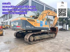 2020 Hyundai 305LC-9T crawler excavator rear three-quarter view 2020 Hyundai 305LC-9T crawler excavator rear three-quarter view