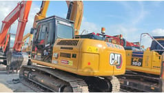 2023 Caterpillar 315D2 crawler excavator, rear three-quarter view