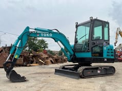 2022 Toko 35 mini excavator, side view 2022 Toko 35 mini excavator, side view