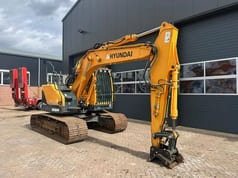 2011 Hyundai R145LCR-9S crawler excavator, side view