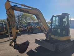 2016 Komatsu PC55MR-3 mini excavator, side view 2016 Komatsu PC55MR-3 mini excavator, side view