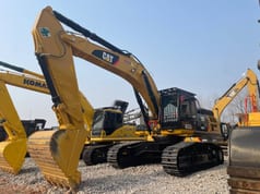 2023 Caterpillar 340 crawler excavator, side profile view 2023 Caterpillar 340 crawler excavator, side profile view