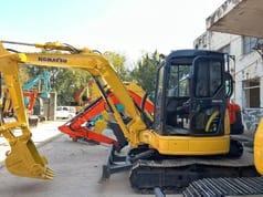 2022 Komatsu PC40MR mini excavator, side profile view
