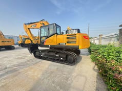 2026 Sany SY215 H crawler excavator, rear three-quarter view 2026 Sany SY215 H crawler excavator, rear three-quarter view