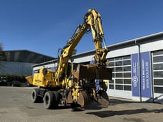 2016 Atlas 1404KZW wheel excavator, front three-quarter view 2016 Atlas 1404KZW wheel excavator, front three-quarter view