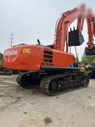 2024 Hitachi Zaxis 350H crawler excavator, rear three-quarter view