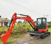 2022 Kubota KX163 mini excavator, side profile view 2022 Kubota KX163 mini excavator, side profile view