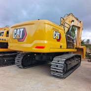 2024 Caterpillar 345GC crawler excavator rear three-quarter view 2024 Caterpillar 345GC crawler excavator rear three-quarter view