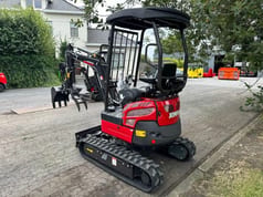2025 Rhinoceros XN18 mini excavator, rear three-quarter view