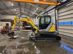 2022 Wacker Neuson EZ50 mini excavator side view