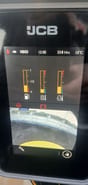 2023 JCB 100C-2 Crawler Excavator digital dashboard display