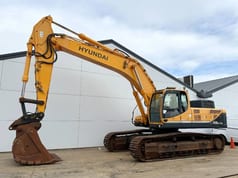 2014 Hyundai R430LC-9A crawler excavator, side profile view