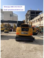 2023 Sany SY75C mini excavator rear view