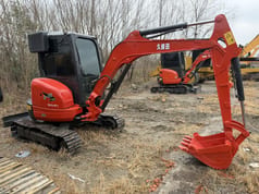 2024 Kubota U35 mini excavator, side view