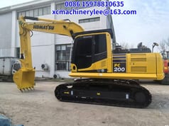 2023 Komatsu PC200 crawler excavator side view 2023 Komatsu PC200 crawler excavator side view