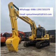 2022 Komatsu PC220-8 crawler excavator, front three-quarter view 2022 Komatsu PC220-8 crawler excavator, front three-quarter view