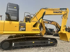2023 Komatsu PC240LC-8 crawler excavator, side profile view