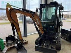 2023 CASE CX19D mini excavator, front three-quarter view 2023 CASE CX19D mini excavator, front three-quarter view