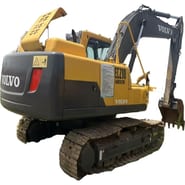 2022 Volvo EC210 Agriculture crawler excavator, rear three-quarter view 2022 Volvo EC210 Agriculture crawler excavator, rear three-quarter view