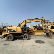 2018 Caterpillar M315D2 wheel excavator, side profile view 2018 Caterpillar M315D2 wheel excavator, side profile view