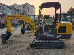 2022 Yuchai YC30-8 mini excavator, side view