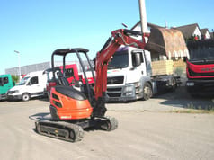 2013 Kubota U-20-3 mini excavator, side view
