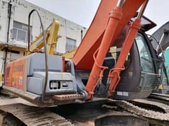 2023 Hitachi ZX210LC-5G excavator, side profile view