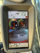 2014 Hitachi KLS 350-5 Crawler Excavator cab monitor display