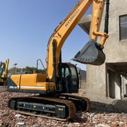 2022 Hyundai 220LC-9S crawler excavator, side view 2022 Hyundai 220LC-9S crawler excavator, side view