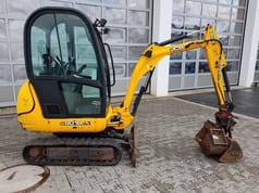 2011 JCB 8018 mini excavator, side view
