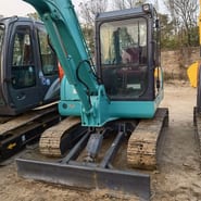 2024 Kobelco SK60-8 mini excavator front view 2024 Kobelco SK60-8 mini excavator front view