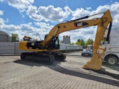 2022 Caterpillar 330D2L crawler excavator, side profile view