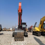 2024 Doosan DX225LCA crawler excavator, front view
