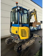 2020 Yanmar VIO23-0 mini excavator, front three-quarter view