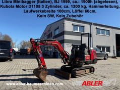 1999 Libra mini excavator, side view
