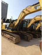Pelle sur chenilles Caterpillar 320D de 2018, vue de côté Pelle sur chenilles Caterpillar 320D de 2018, vue de côté