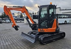 2017 Hitachi Zaxis 48U crawler excavator, side view 2017 Hitachi Zaxis 48U crawler excavator, side view
