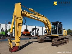 2006 New Holland E215 crawler excavator, side profile view 2006 New Holland E215 crawler excavator, side profile view