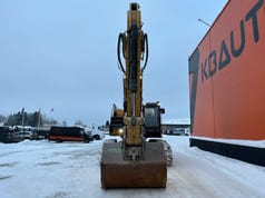 2020 Caterpillar 352 crawler excavator, front view