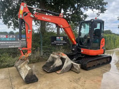 2020 Kubota U48-4 crawler excavator, side view