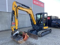 2017 Yanmar VIO50-6 mini excavator, side profile view 2017 Yanmar VIO50-6 mini excavator, side profile view
