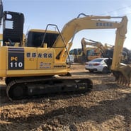 2023 Komatsu PC110-7 mini excavator, side profile view