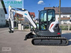2021 Bobcat E55 Z mini excavator, side view 2021 Bobcat E55 Z mini excavator, side view