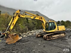 2001 Komatsu PC240LC-6K crawler excavator, side view