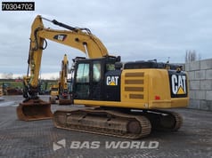 2016 Caterpillar 326FL crawler excavator, side view