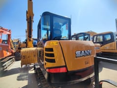 2018 Sany SY55C mini excavator rear view