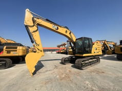 2024 Caterpillar 320GC crawler excavator, side view